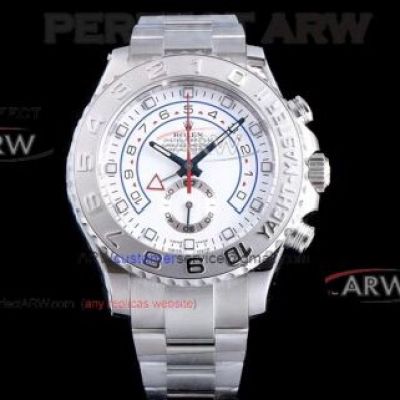 Perfect Replica JF Rolex YachtMaster ii 44mm White Dial Swiss 7750 Watches